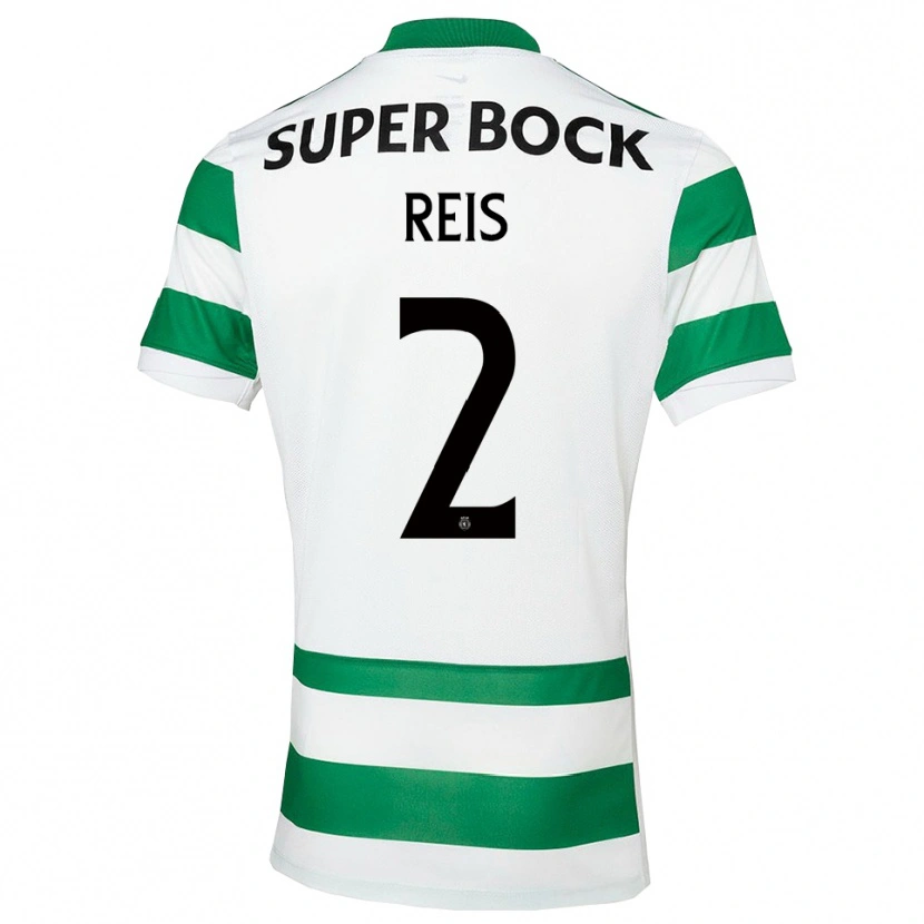 Danxen Kinder Matheus Reis #2 Grün Weiß Heimtrikot Trikot 2025/26 T-Shirt