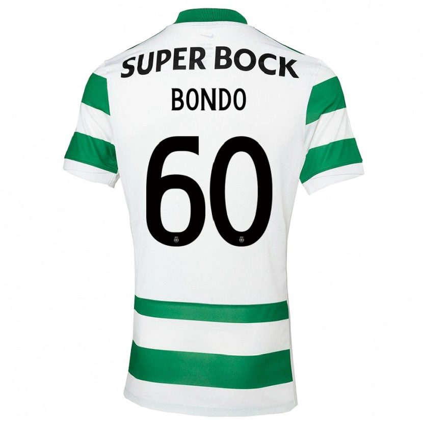 Danxen Kinder Pedro Bondo #60 Grün Weiß Heimtrikot Trikot 2025/26 T-Shirt