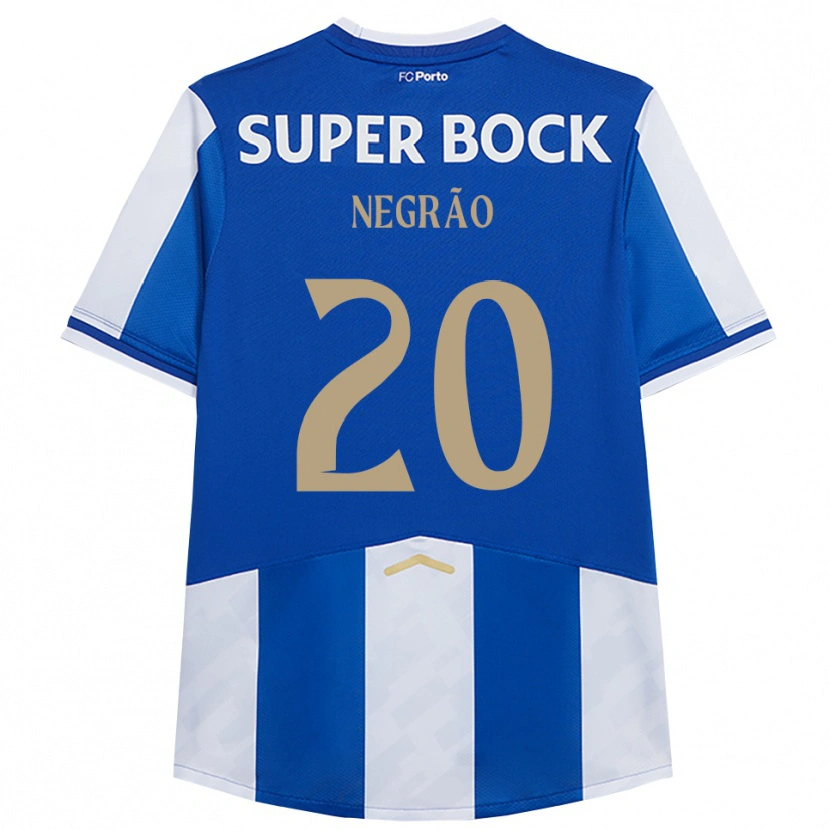 Danxen Kinder Maria Negrão #20 Blau Weiß Heimtrikot Trikot 2025/26 T-Shirt