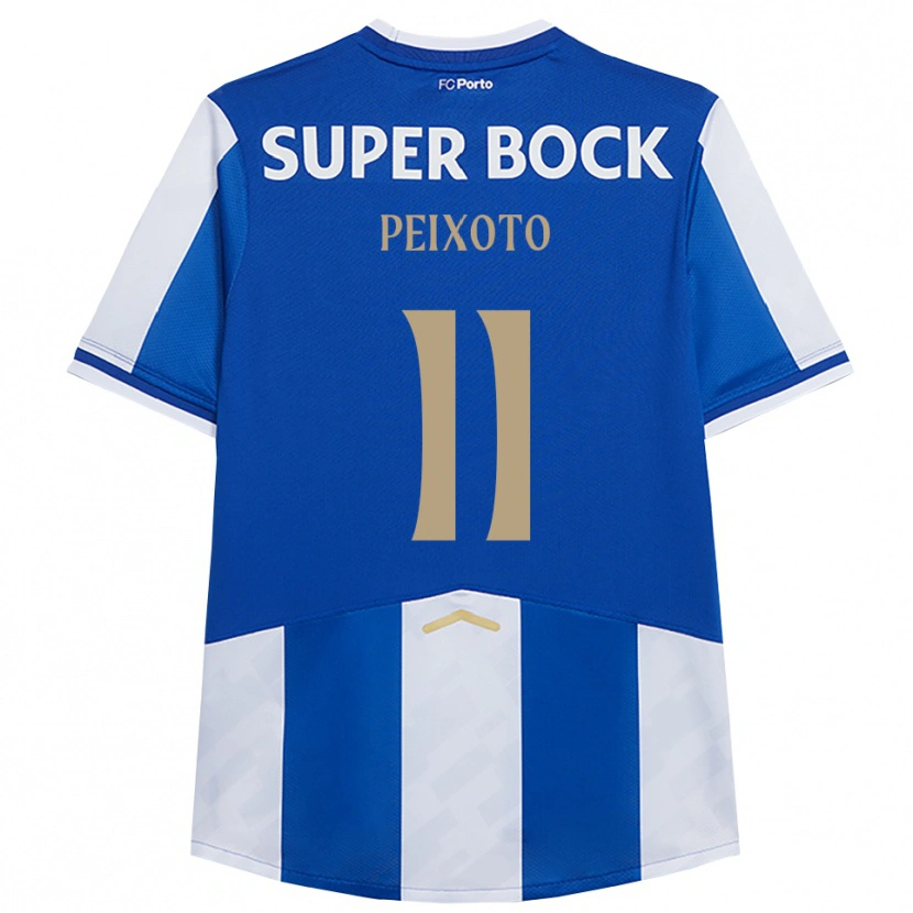 Danxen Kinder Tomás Peixoto #11 Blau Weiß Heimtrikot Trikot 2025/26 T-Shirt