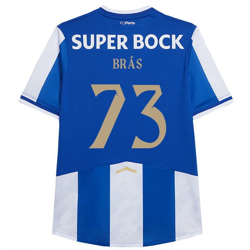 Danxen Kinder Gabriel Brás #73 Blau Weiß Heimtrikot Trikot 2025/26 T-Shirt