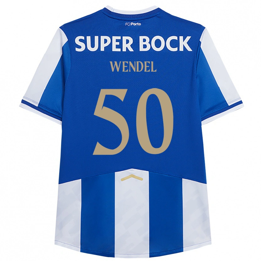 Danxen Kinder Wendel #50 Blau Weiß Heimtrikot Trikot 2025/26 T-Shirt