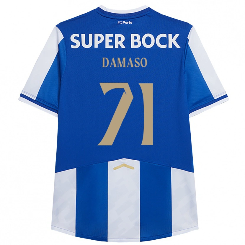 Danxen Kinder Nico Damaso #71 Blau Weiß Heimtrikot Trikot 2025/26 T-Shirt