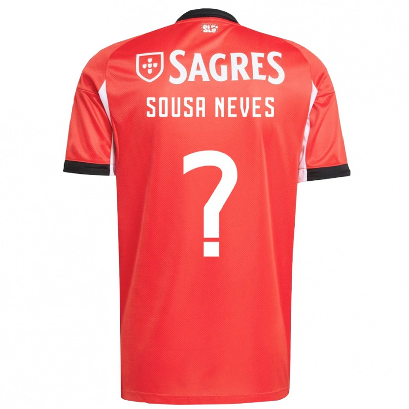 Danxen Kinder Dilan Neves #0 Rot Weiß Heimtrikot Trikot 2025/26 T-Shirt