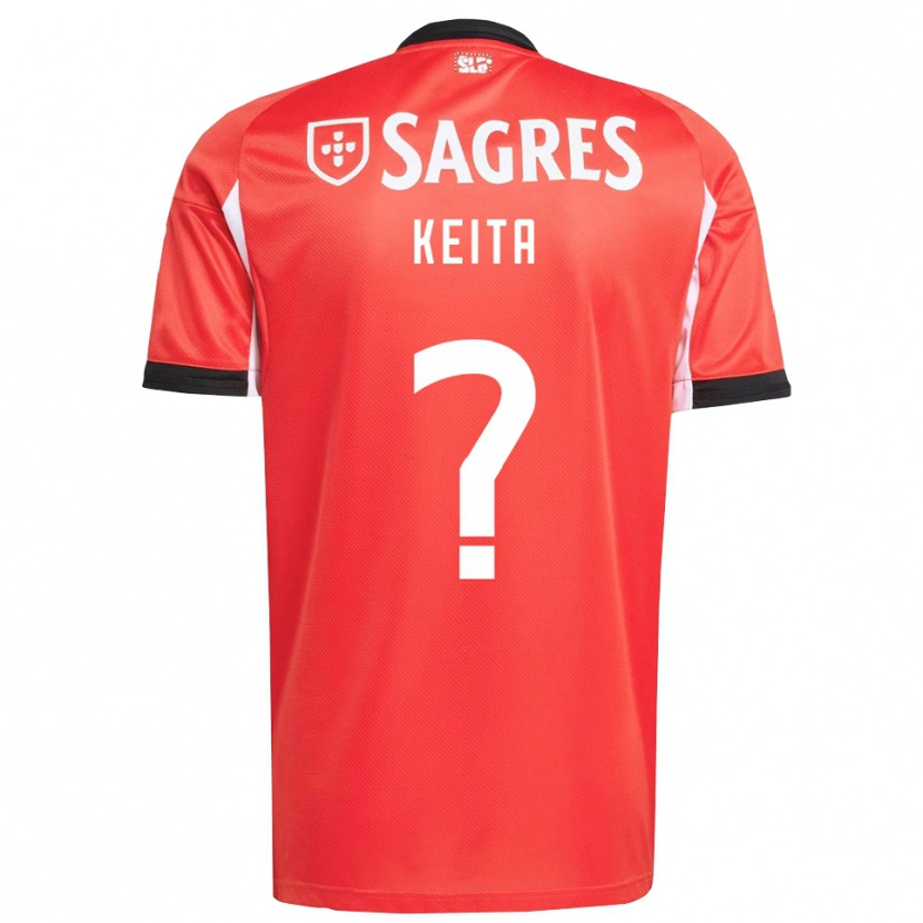 Danxen Kinder Modibo Keita #0 Rot Weiß Heimtrikot Trikot 2025/26 T-Shirt