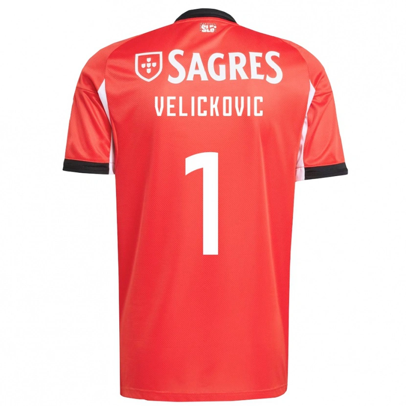 Danxen Kinder Luka Veličković #1 Rot Weiß Heimtrikot Trikot 2025/26 T-Shirt