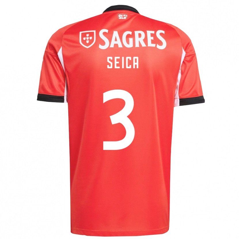 Danxen Kinder Ana Seica #3 Rot Weiß Heimtrikot Trikot 2025/26 T-Shirt