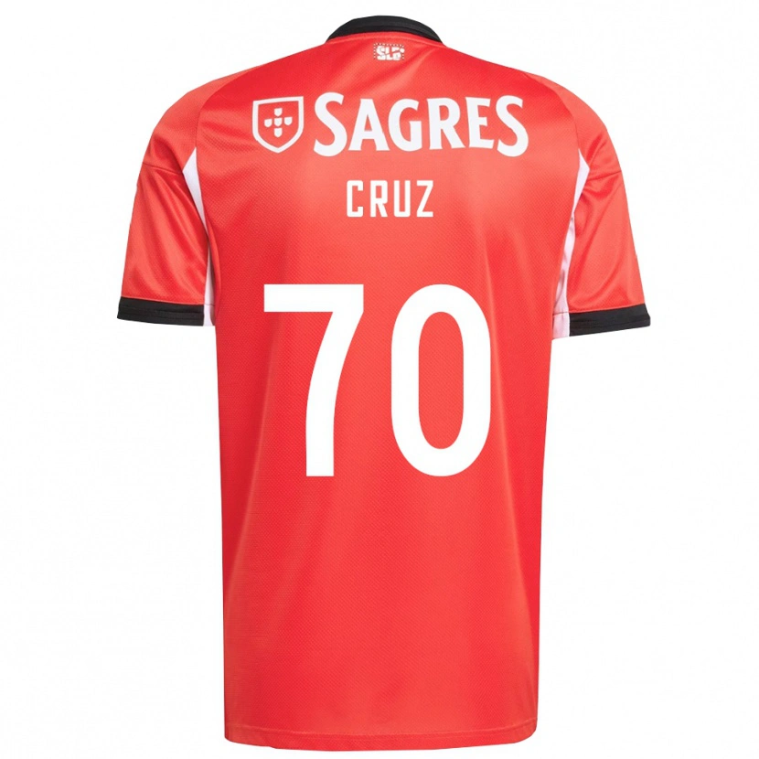 Danxen Kinder Filipe Cruz #70 Rot Weiß Heimtrikot Trikot 2025/26 T-Shirt