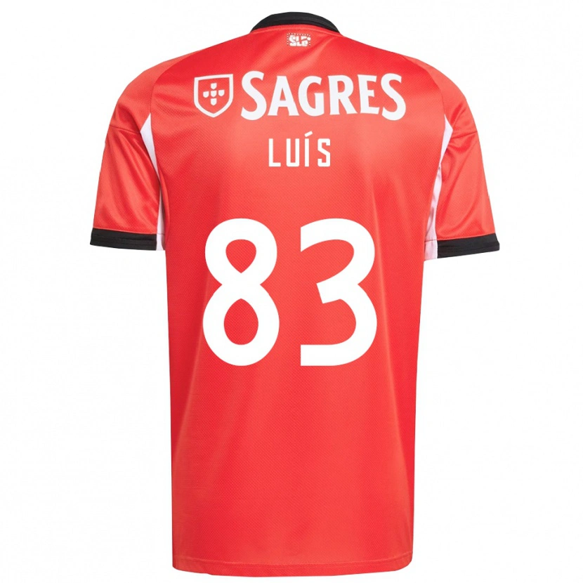 Danxen Kinder Rafael Luís #83 Rot Weiß Heimtrikot Trikot 2025/26 T-Shirt