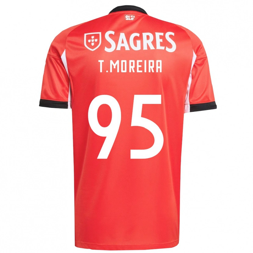 Danxen Kinder Tomás Moreira #95 Rot Weiß Heimtrikot Trikot 2025/26 T-Shirt