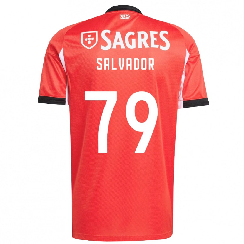 Danxen Kinder Marta Salvador #79 Rot Weiß Heimtrikot Trikot 2025/26 T-Shirt