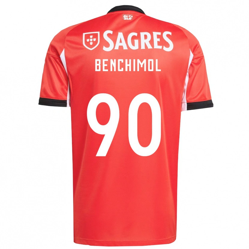 Danxen Kinder Benchimol #90 Rot Weiß Heimtrikot Trikot 2025/26 T-Shirt