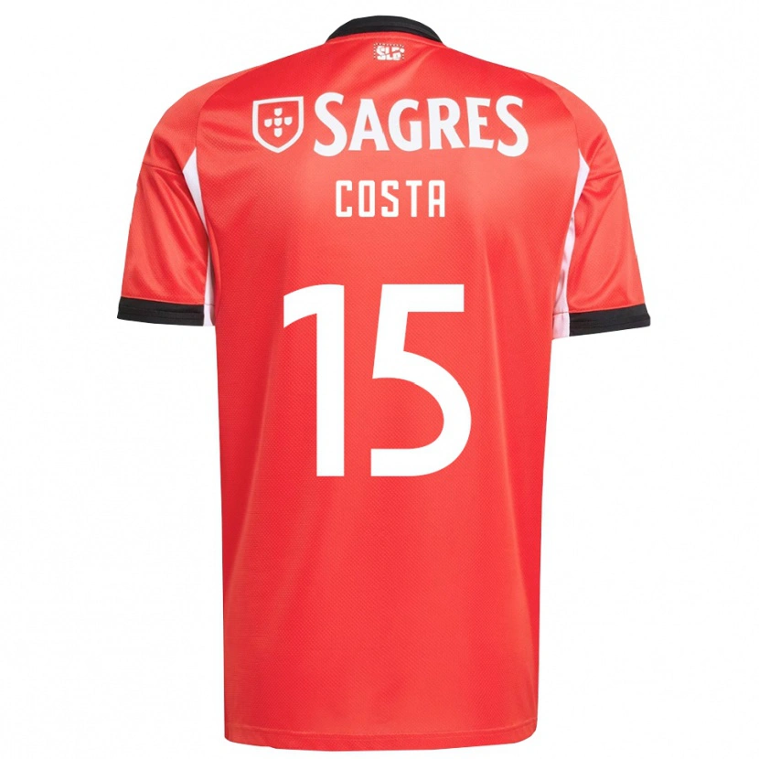 Danxen Kinder Carole Costa #15 Rot Weiß Heimtrikot Trikot 2025/26 T-Shirt