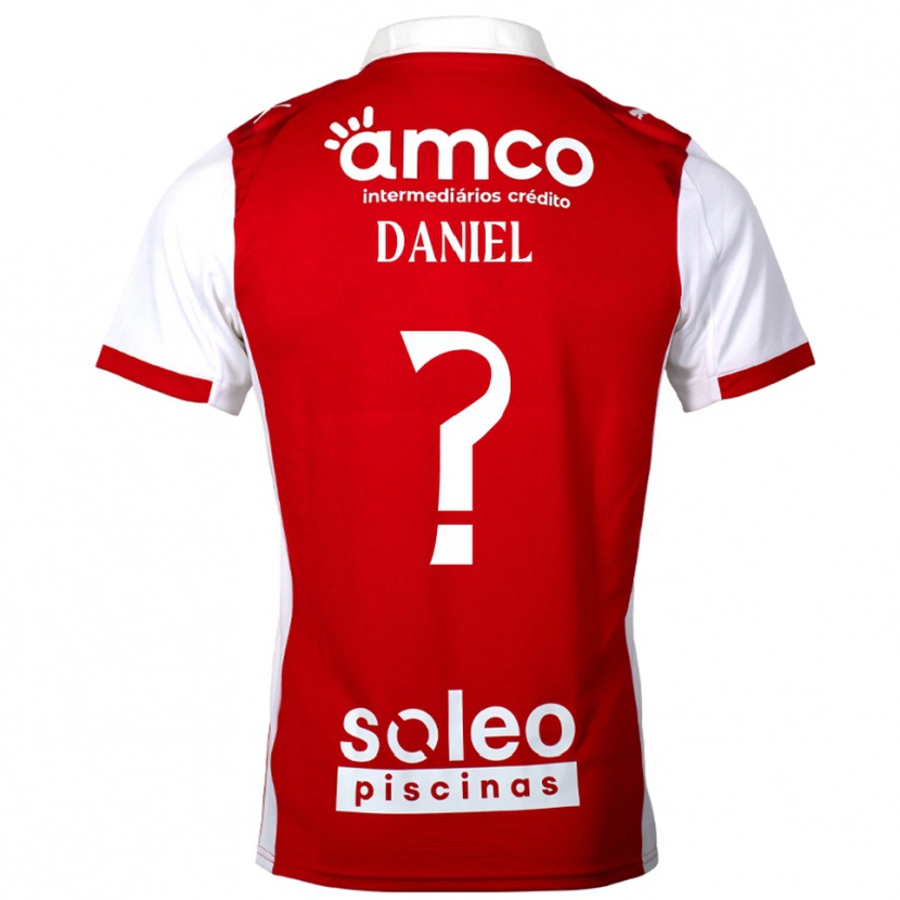 Danxen Kinder Paulo Daniel #0 Rot Weiß Heimtrikot Trikot 2025/26 T-Shirt