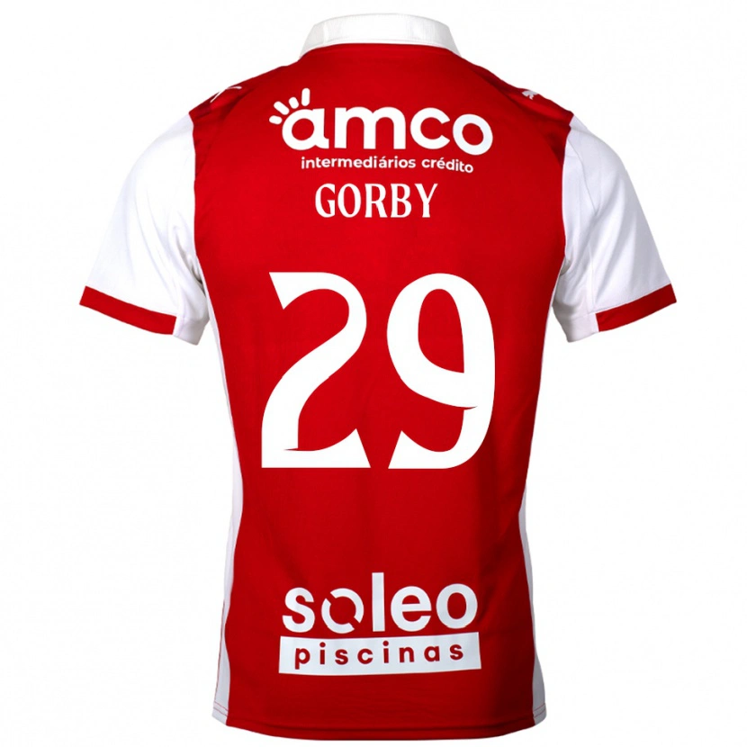 Danxen Kinder Gorby #29 Rot Weiß Heimtrikot Trikot 2025/26 T-Shirt