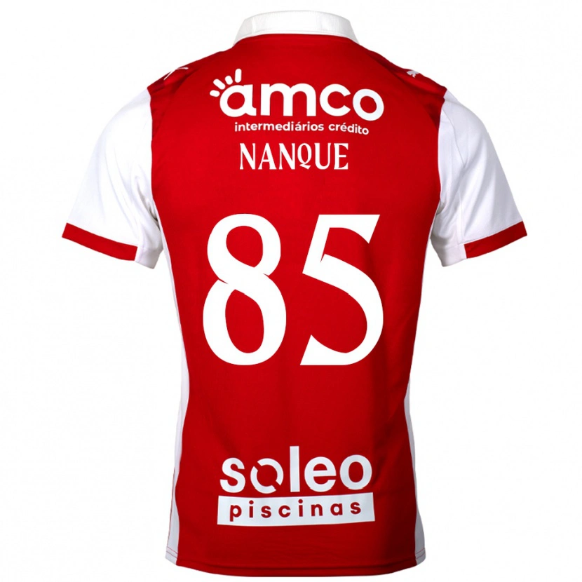 Danxen Kinder Edgar Nanque #85 Rot Weiß Heimtrikot Trikot 2025/26 T-Shirt