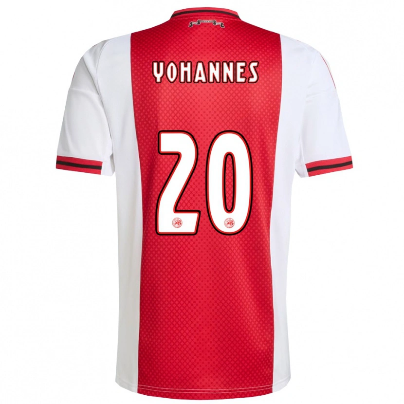 Danxen Kinder Lily Yohannes #20 Rot Weiß Heimtrikot Trikot 2025/26 T-Shirt