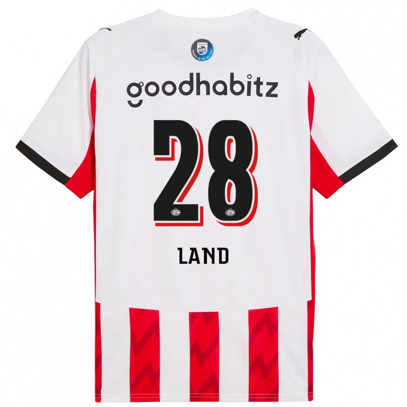 Danxen Kinder Tygo Land #28 Rot Weiß Heimtrikot Trikot 2025/26 T-Shirt