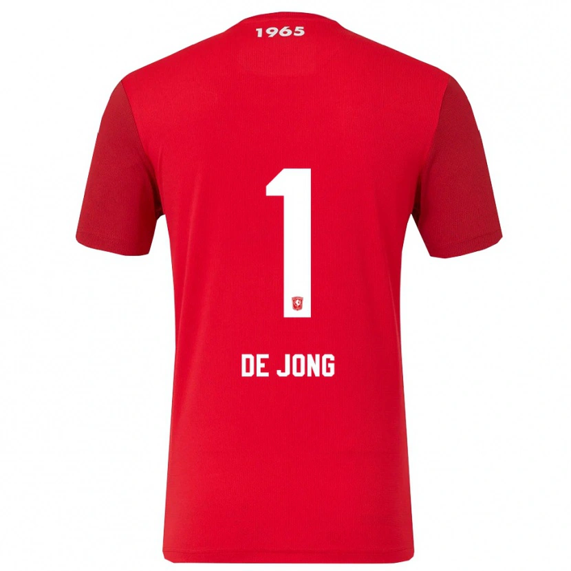 Danxen Kinder Danielle De Jong #1 Rot Weiß Heimtrikot Trikot 2025/26 T-Shirt