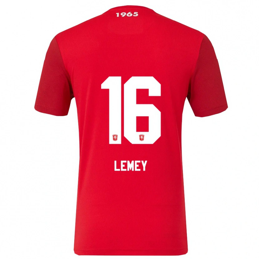 Danxen Kinder Diede Lemey #16 Rot Weiß Heimtrikot Trikot 2025/26 T-Shirt