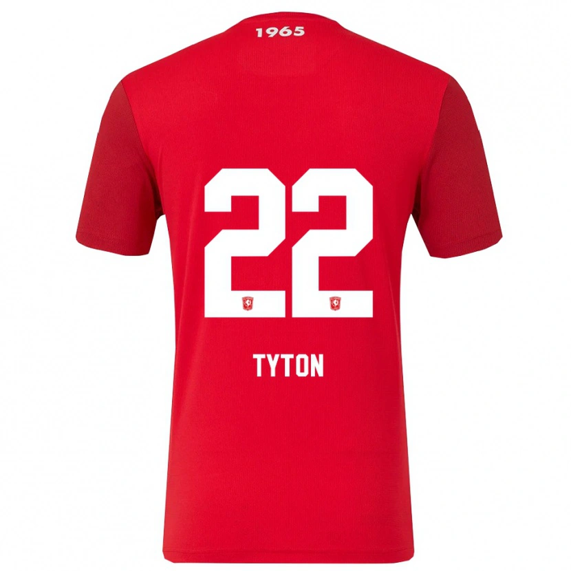 Danxen Kinder Przemyslaw Tyton #22 Rot Weiß Heimtrikot Trikot 2025/26 T-Shirt