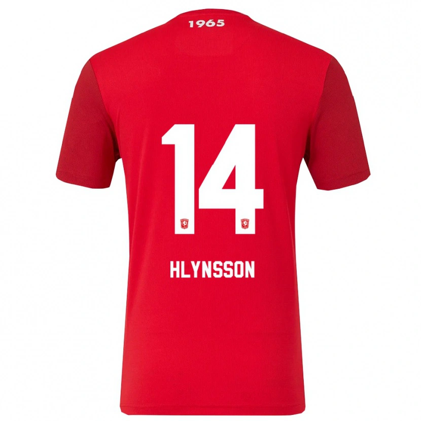 Danxen Kinder Kristian Hlynsson #14 Rot Weiß Heimtrikot Trikot 2025/26 T-Shirt