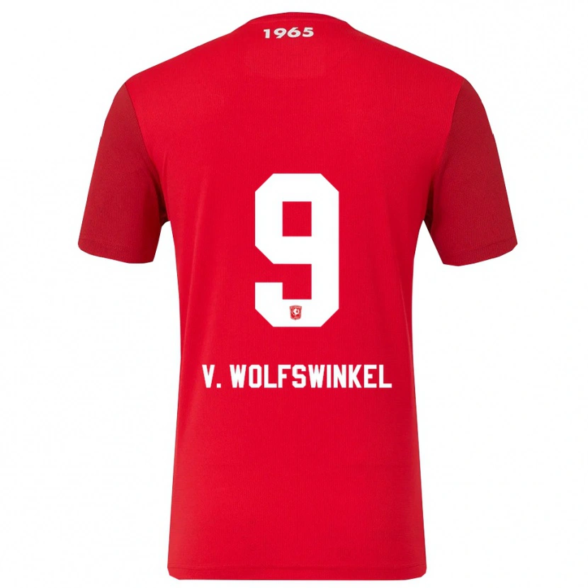 Danxen Kinder Ricky Van Wolfswinkel #9 Rot Weiß Heimtrikot Trikot 2025/26 T-Shirt