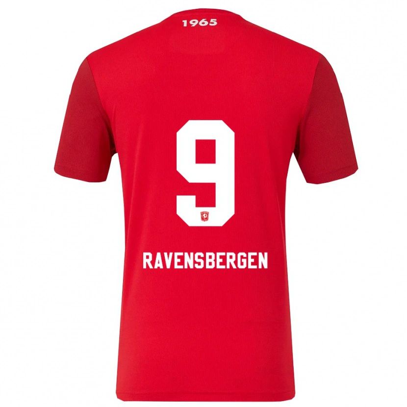 Danxen Kinder Jaimy Ravensbergen #9 Rot Weiß Heimtrikot Trikot 2025/26 T-Shirt