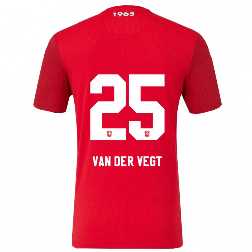 Danxen Kinder Imre Van Der Vegt #25 Rot Weiß Heimtrikot Trikot 2025/26 T-Shirt
