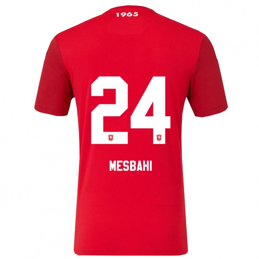 Danxen Kinder Juliën Mesbahi #24 Rot Weiß Heimtrikot Trikot 2025/26 T-Shirt