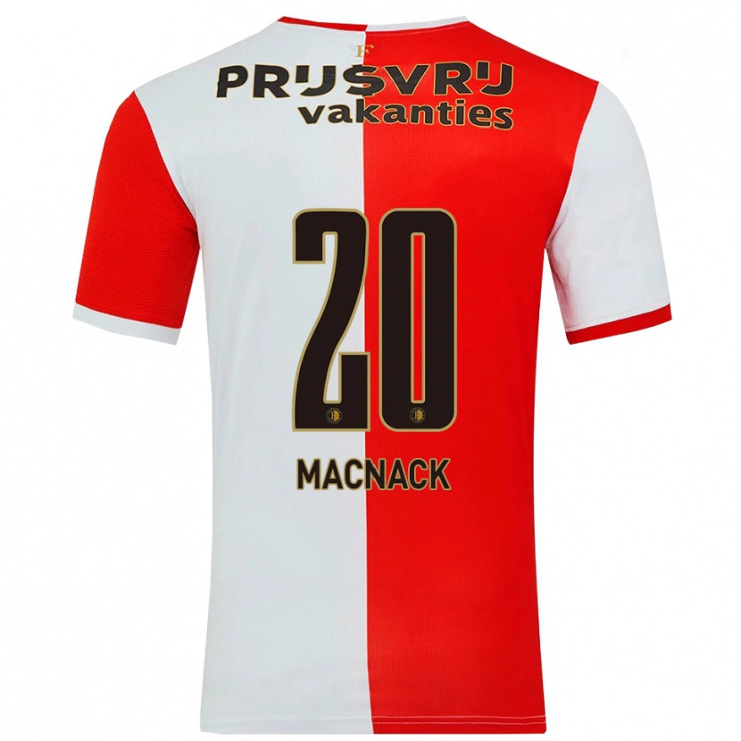 Danxen Kinder Jenairo Macnack #20 Rot Weiß Heimtrikot Trikot 2025/26 T-Shirt