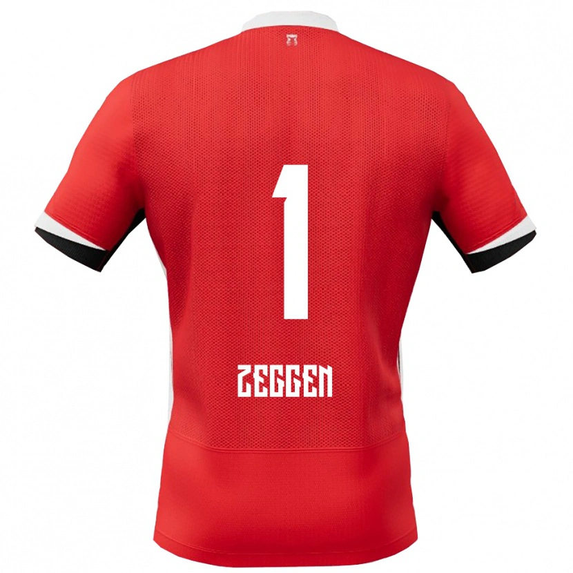 Danxen Kinder Kiyani Zeggen #1 Rot Weiß Heimtrikot Trikot 2025/26 T-Shirt