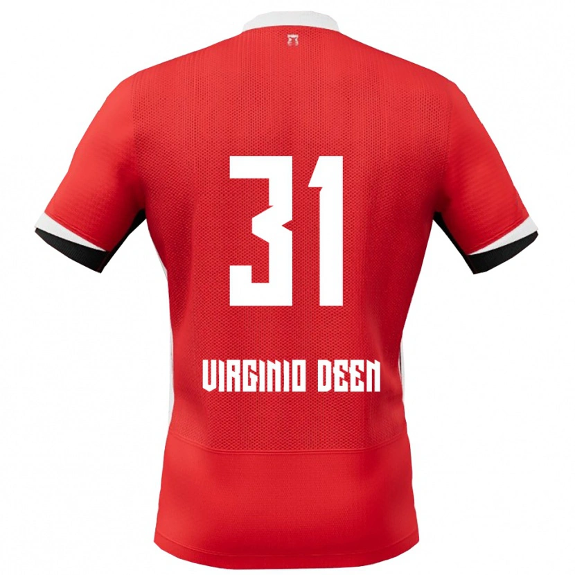 Danxen Kinder Daniël Virginio Deen #31 Rot Weiß Heimtrikot Trikot 2025/26 T-Shirt