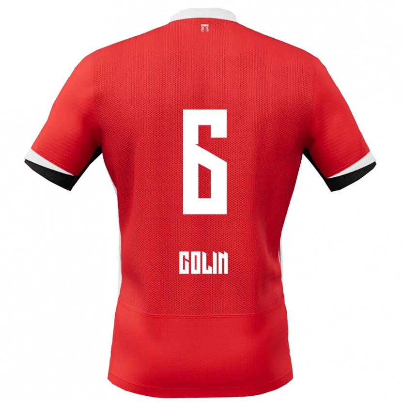 Danxen Kinder Isa Colin #6 Rot Weiß Heimtrikot Trikot 2025/26 T-Shirt