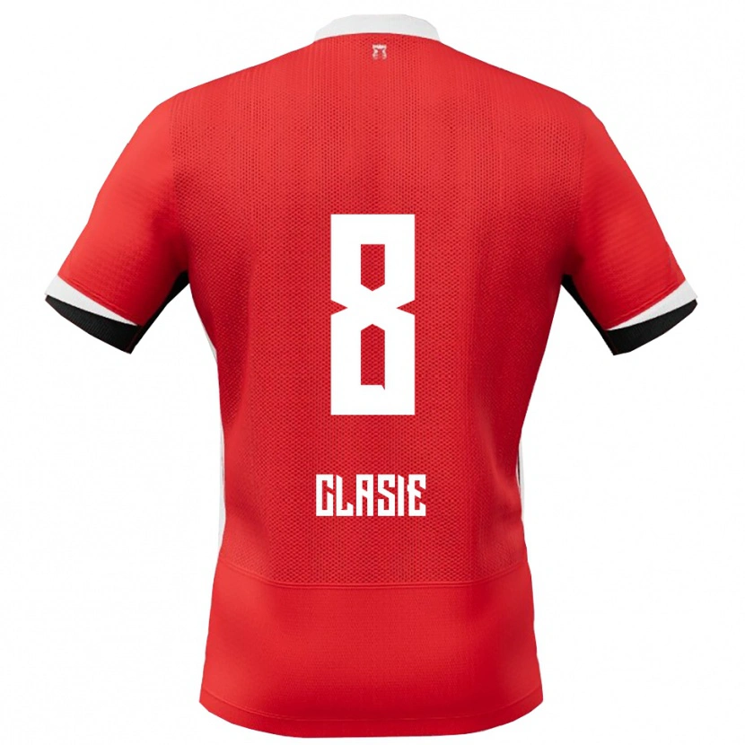 Danxen Kinder Jordy Clasie #8 Rot Weiß Heimtrikot Trikot 2025/26 T-Shirt