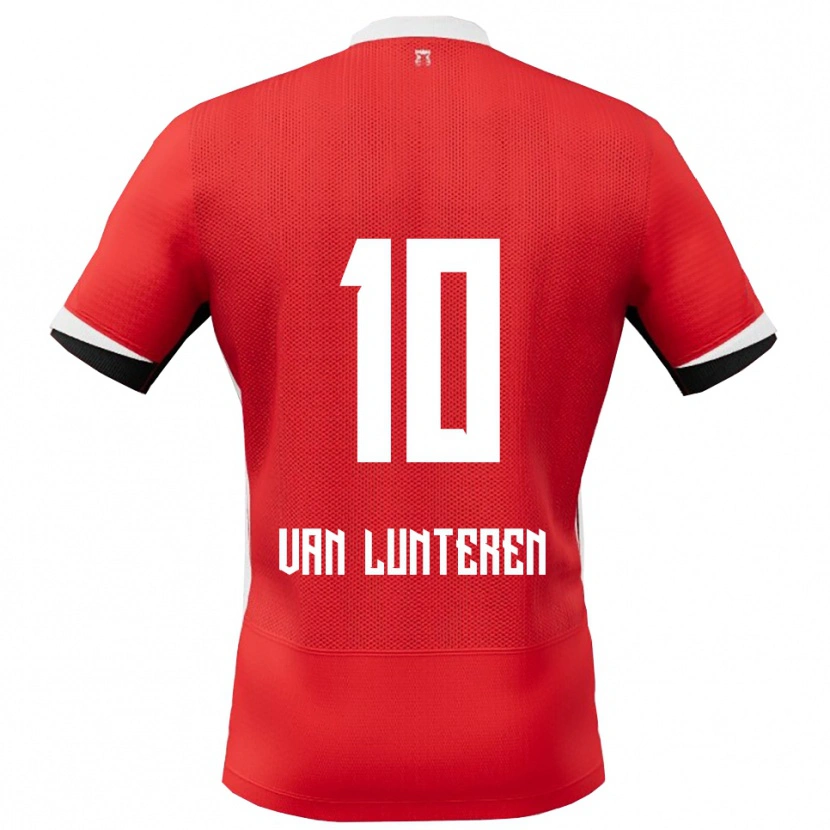 Danxen Kinder Desiree Van Lunteren #10 Rot Weiß Heimtrikot Trikot 2025/26 T-Shirt