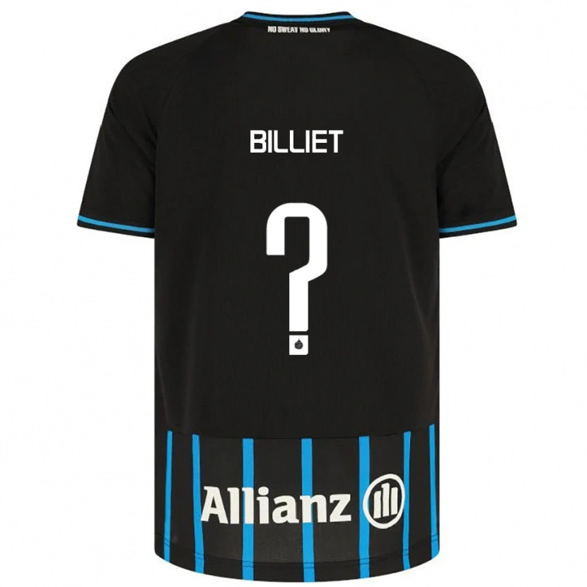 Danxen Kinder Jonah Billiet #0 Schwarz Blau Heimtrikot Trikot 2025/26 T-Shirt