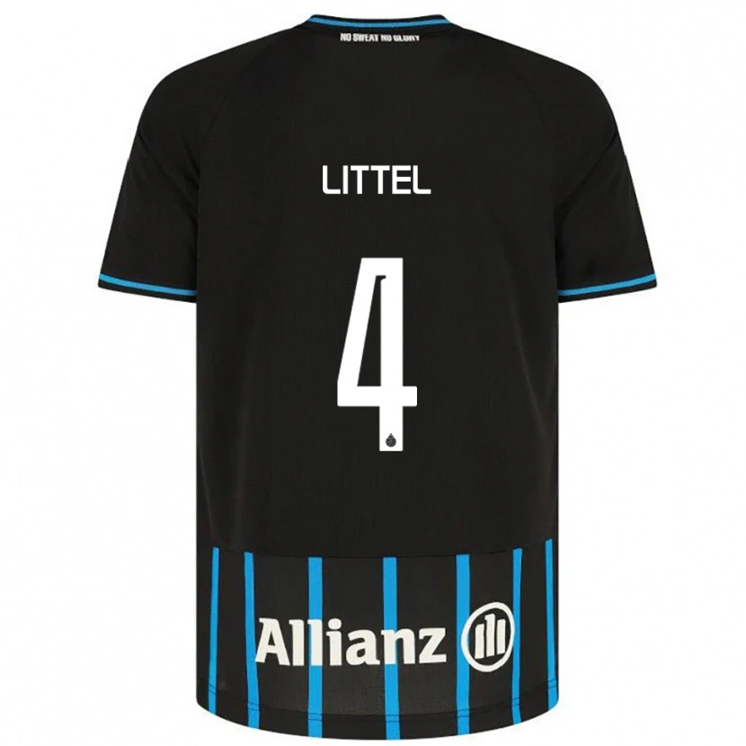 Danxen Kinder Amy Littel #4 Schwarz Blau Heimtrikot Trikot 2025/26 T-Shirt