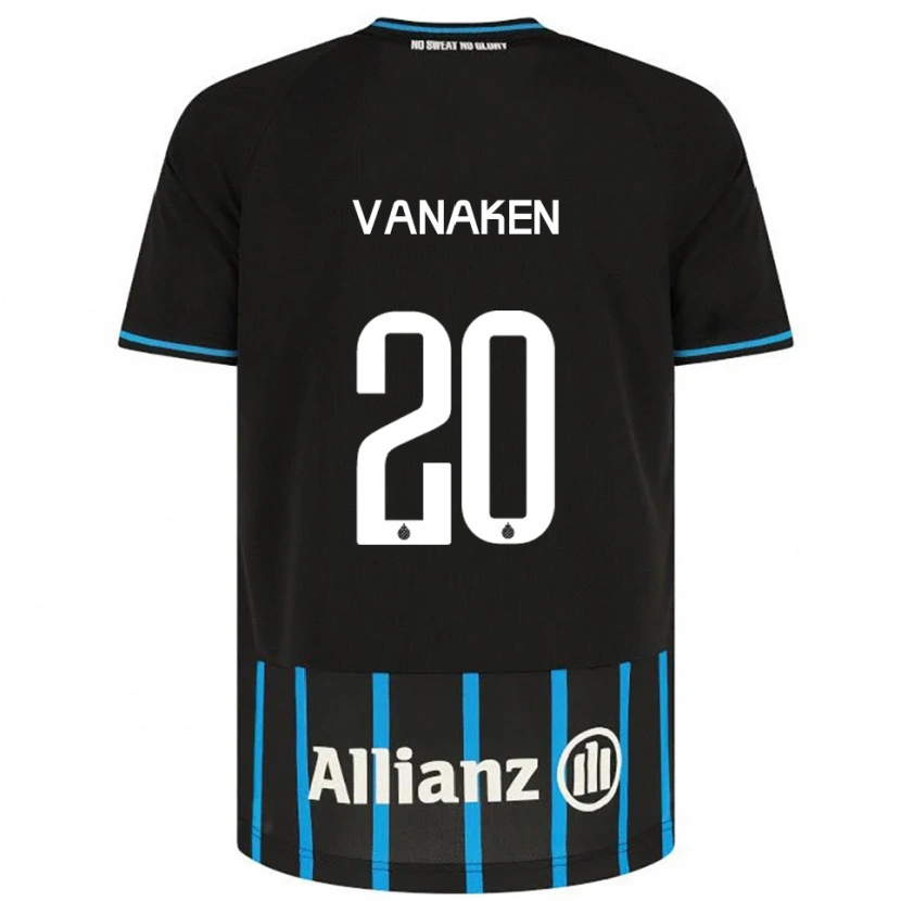 Danxen Kinder Hans Vanaken #20 Schwarz Blau Heimtrikot Trikot 2025/26 T-Shirt
