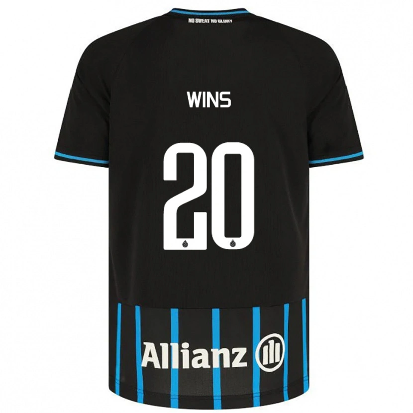 Danxen Kinder Axl Wins #20 Schwarz Blau Heimtrikot Trikot 2025/26 T-Shirt