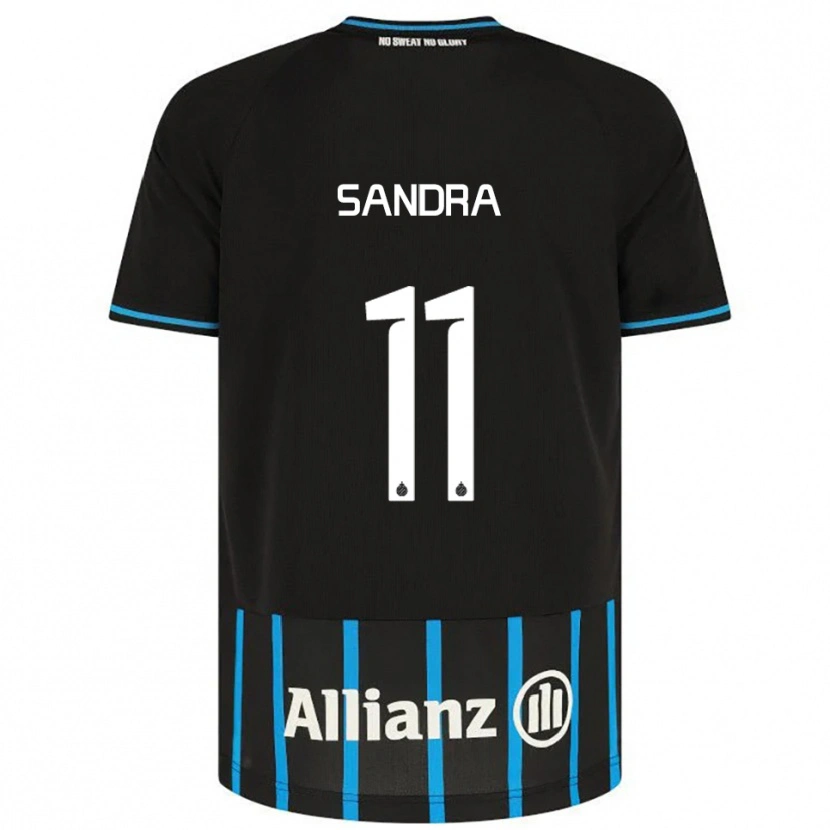 Danxen Kinder Cisse Sandra #11 Schwarz Blau Heimtrikot Trikot 2025/26 T-Shirt