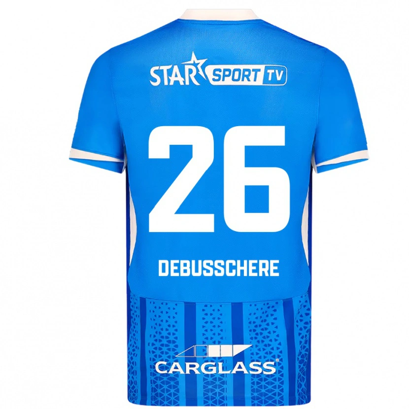 Danxen Kinder Vic Debusschere #26 Blau Weiß Heimtrikot Trikot 2025/26 T-Shirt