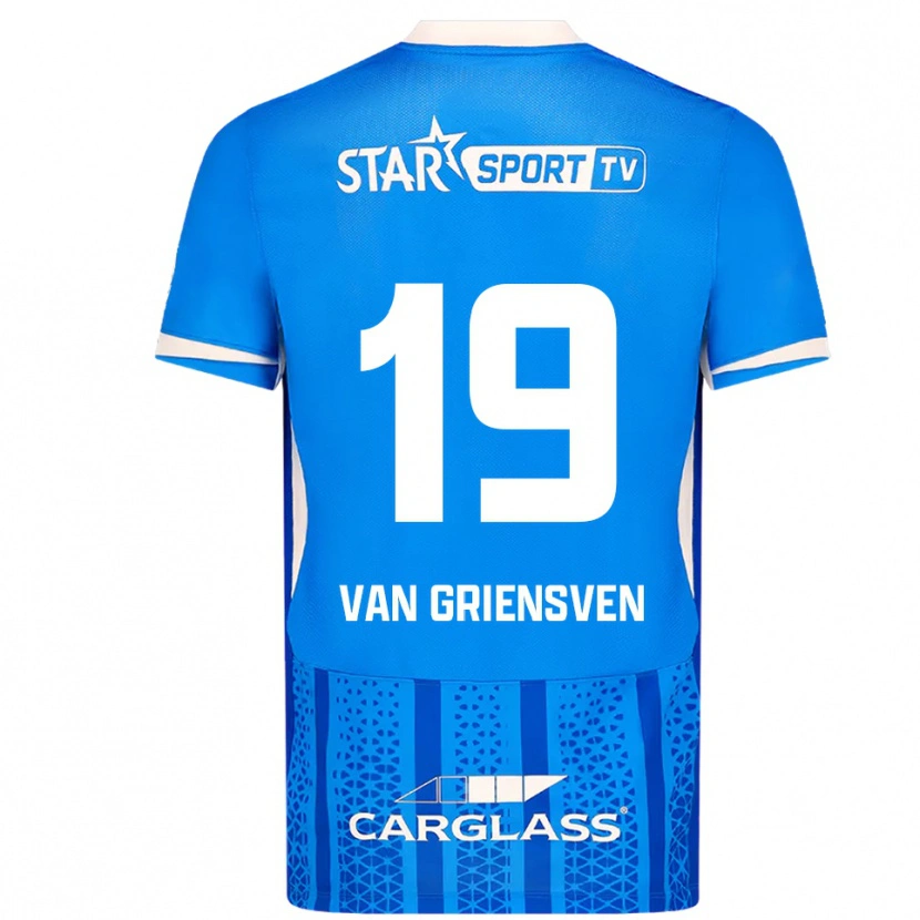 Danxen Kinder Evy Van Griensven #19 Blau Weiß Heimtrikot Trikot 2025/26 T-Shirt