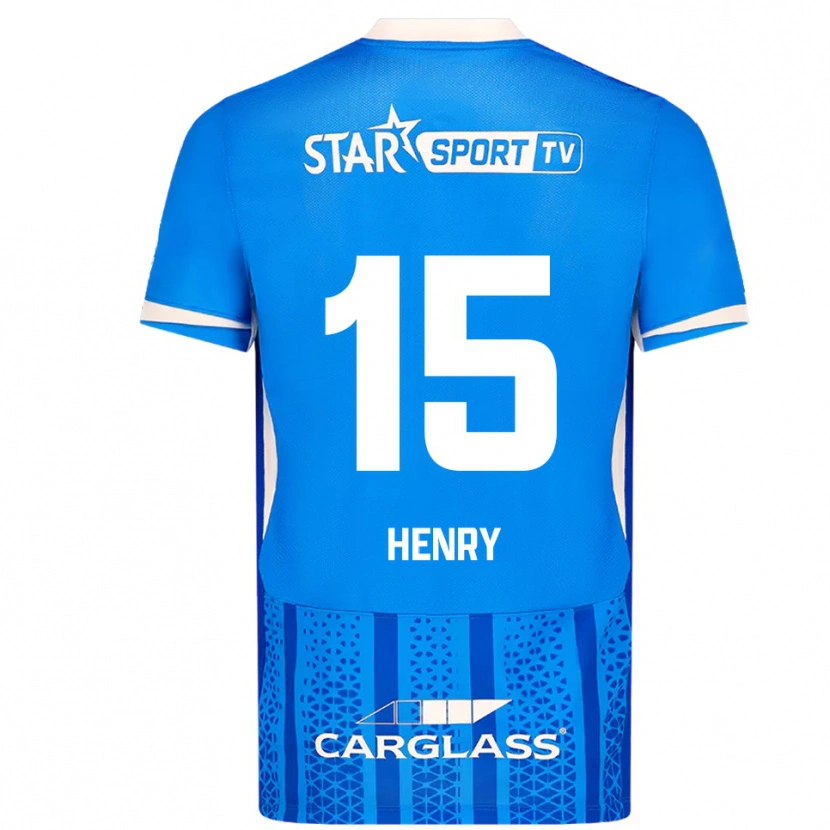 Danxen Kinder Zion Henry #15 Blau Weiß Heimtrikot Trikot 2025/26 T-Shirt
