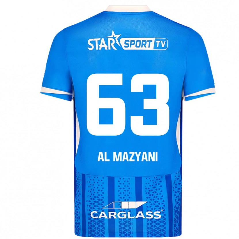 Danxen Kinder Faissal Al Mazyani #63 Blau Weiß Heimtrikot Trikot 2025/26 T-Shirt