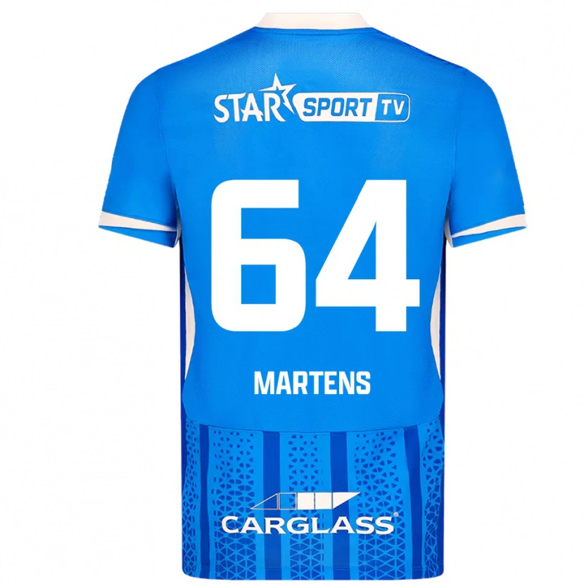 Danxen Kinder Nolan Martens #64 Blau Weiß Heimtrikot Trikot 2025/26 T-Shirt