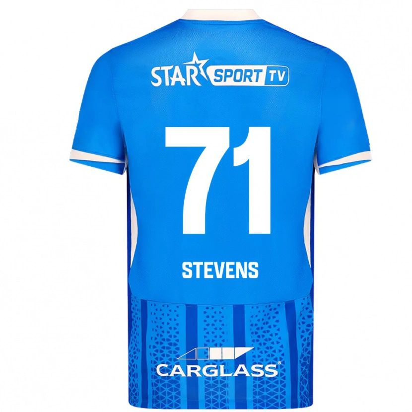 Danxen Kinder Brent Stevens #71 Blau Weiß Heimtrikot Trikot 2025/26 T-Shirt