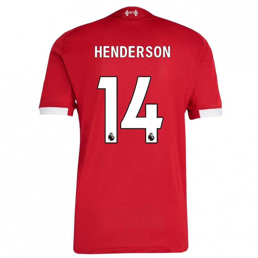 Danxen Kinder Henderson #14 Rot Weiß Heimtrikot Trikot 2025/26 T-Shirt