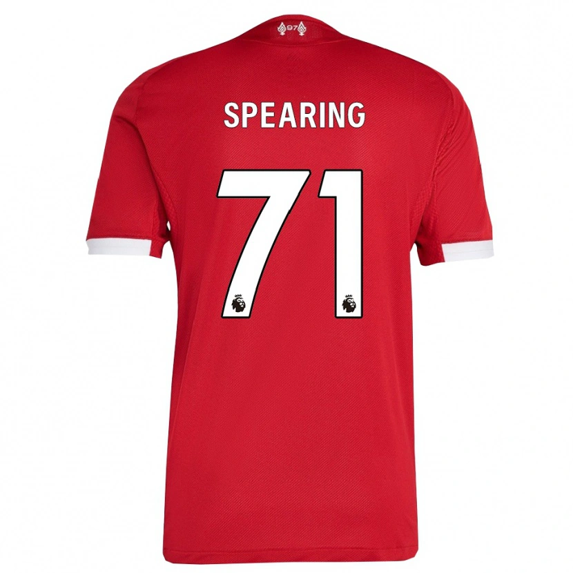 Danxen Kinder Jay Spearing #71 Rot Weiß Heimtrikot Trikot 2025/26 T-Shirt