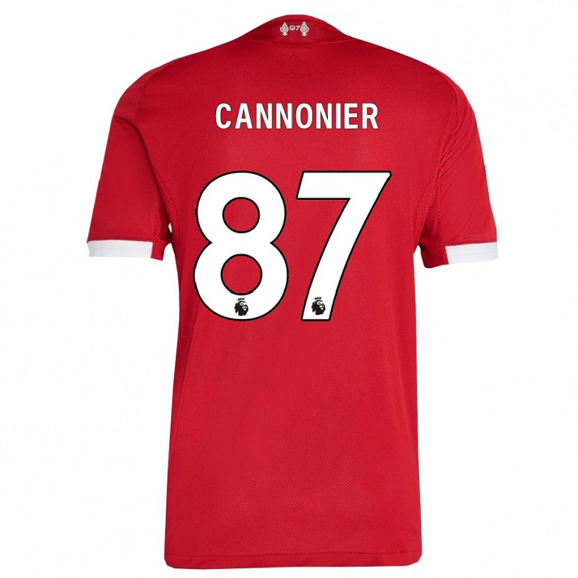 Danxen Kinder Oakley Cannonier #87 Rot Weiß Heimtrikot Trikot 2025/26 T-Shirt